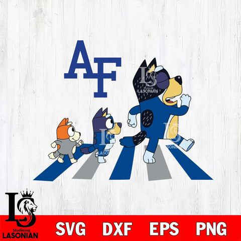 Air Force Falcons Bluey 6 Svg Eps Dxf Png File, Digital Download, Instant Download