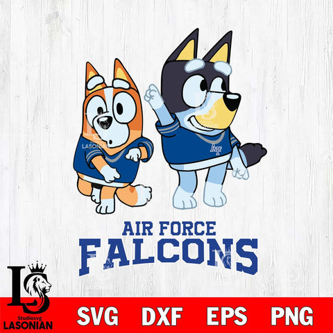 Air Force Falcons Bluey Chilli Mode Dance Svg Eps Dxf Png File, Digital Download, Instant Download