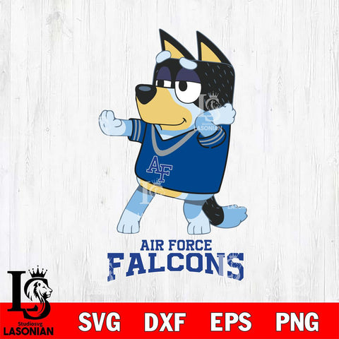 Air Force Falcons Bluey Dad Dance Svg Eps Dxf Png File, Digital Download, Instant Download