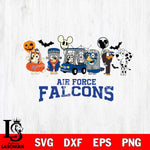 Air Force Falcons Bluey Halloween Svg Eps Dxf Png File, Digital Download, Instant Download