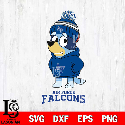 Air Force Falcons Bluey Hoodie rugby Svg Eps Dxf Png File, Digital Download ,Instant Download, Cricut File