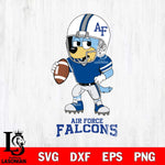 Air Force Falcons Bluey rugby Svg Eps Dxf Png File, Digital Download ,Instant Download, Cricut File