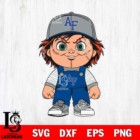 Air Force Falcons Chucky Horror Svg Eps Dxf Png File, NCAA svg, Digital Download, Instant Download