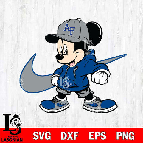 Air Force Falcons Cool Mickey Mouse Svg Eps Dxf Png File, NCAA svg, Digital Download, Instant Download