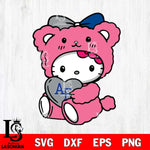 Air Force Falcons Cute Hello Kitty 3 Svg Eps Dxf Png File, Digital Download, Instant Download