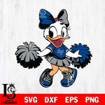 Air Force Falcons Daisy Duck Cheerleader Svg Eps Dxf Png File, NCAA svg, Digital Download, Instant Download