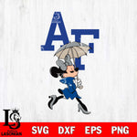 Air Force Falcons Fancy Minnie Svg Eps Dxf Png File, Digital Download, Instant Download