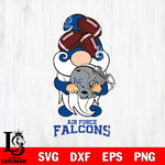 Air Force Falcons Gnomes Helmet Svg Eps Dxf Png File, Digital Download, Instant Download