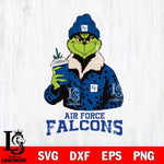 Air Force Falcons Grinch Leopard Svg Eps Dxf Png File, Digital Download, Instant Download