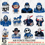 Air Force Falcons Halloween Bundle 12 SVG Svg Eps Dxf Png File, NCAA bundle svg, Digital Download, Instant Download