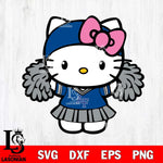 Air Force Falcons Hello Kitty Cheerleader 5 Svg Eps Dxf Png File, Digital Download, Instant Download