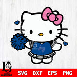 Air Force Falcons Hello Kitty Cheerleader 6 Svg Eps Dxf Png File, Digital Download, Instant Download