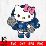 Air Force Falcons Hello Kitty Cheerleader 7 Svg Eps Dxf Png File, Digital Download, Instant Download