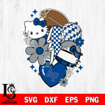 Air Force Falcons Hello Kitty NCAA 2 Svg Eps Dxf Png File, Digital Download, Instant Download