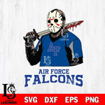 Air Force Falcons Jason Voorhees 11 Svg Eps Dxf Png File, Digital Download