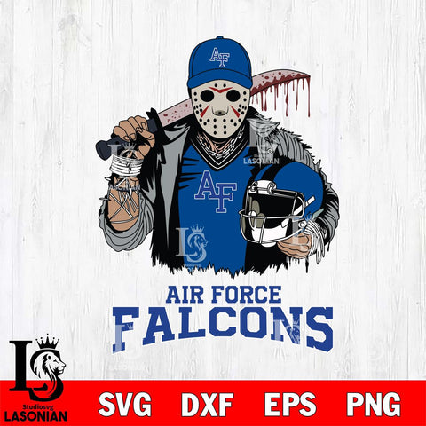 Air Force Falcons Jason Voorhees 2 Svg Eps Dxf Png File, Digital Download