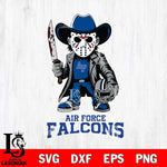 Air Force Falcons Jason Voorhees 3 Svg Eps Dxf Png File, Digital Download