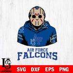 Air Force Falcons Jason Voorhees 4 Svg Eps Dxf Png File, Digital Download