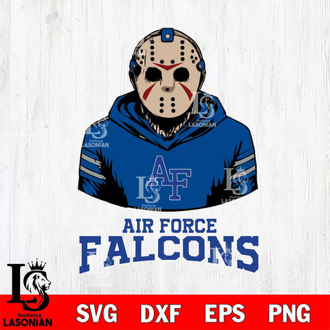 Air Force Falcons Jason Voorhees 4 Svg Eps Dxf Png File, Digital Download