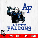 Air Force Falcons Jason Voorhees 5 Svg Eps Dxf Png File, Digital Download