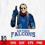 Air Force Falcons Jason Voorhees 6 Svg Eps Dxf Png File, Digital Download