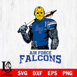 Air Force Falcons Jason Voorhees 7 Svg Eps Dxf Png File, Digital Download