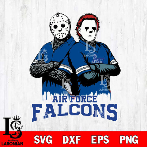 Air Force Falcons Jason Voorhees 8 Svg Eps Dxf Png File, Digital Download