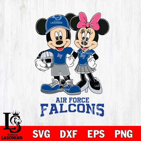 Air Force Falcons Mickey Minnie Mouse Helmet Svg Eps Dxf Png File, NCAA svg , File Cut , Digital Download , Instant Download, Cut Svg Files