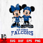 Air Force Falcons Mickey Minnie Rugby ball Svg Eps Dxf Png File, NCAA svg , File Cut , Digital Download , Instant Download, Cut Svg Files