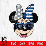 Air Force Falcons Minnie Mouse Love Svg Eps Dxf Png File, NCAA svg, Digital Download, Instant Download