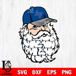 Air Force Falcons Santa Claus Face Svg dxf eps png pdf file,NCAA svg,Digital Download,Cricut file