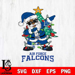 Air Force Falcons Santa Claus Ugly Christmas Svg dxf eps png pdf file,NCAA svg,Digital Download,Cricut file