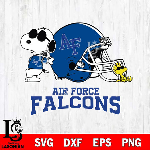 Air Force Falcons Snoopy Sport 2 Svg Eps Dxf Png File, Digital Download