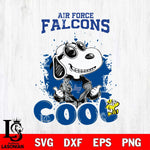 Air Force Falcons Snoopy Sport 7 Svg Eps Dxf Png File, Digital Download