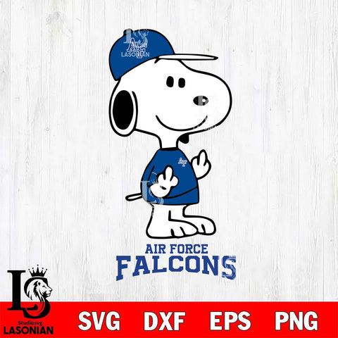 Air Force Falcons Snoopy Sport 8 Svg Eps Dxf Png File, Digital Download