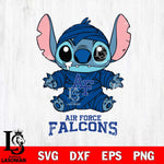 Air Force Falcons Stitch Mummy Svg Eps Dxf Png File, NCAA svg, Digital Download, Instant Download