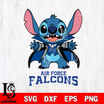 Air Force Falcons Stitch Vampire halloween Svg Eps Dxf Png File, NCAA svg, Digital Download, Instant Download