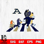 Akron Zips Bluey 6 Svg Eps Dxf Png File, Digital Download, Instant Download