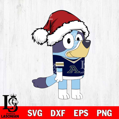 Akron Zips Bluey Cartoon Christmas Svg Eps Dxf Png File, Digital Download, Instant Download