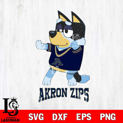 Akron Zips Bluey Dad Dance Svg Eps Dxf Png File, Digital Download, Instant Download