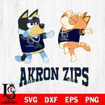 Akron Zips Bluey Dance Svg Eps Dxf Png File, Digital Download, Instant Download