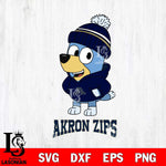 Akron Zips Bluey Hoodie Sport Svg Eps Dxf Png File, Digital Download ,Instant Download, Cricut File