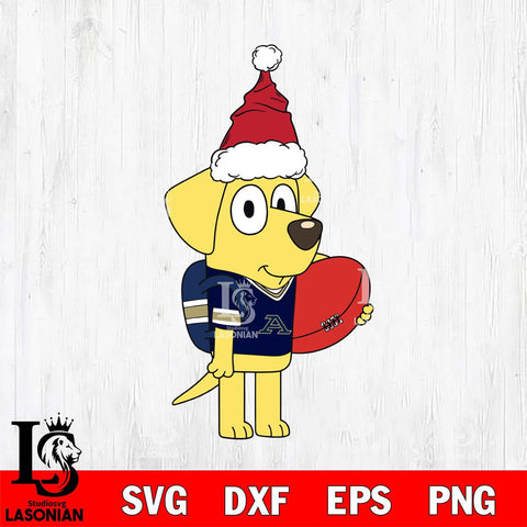 Akron Zips Bluey Lucky Christmas Svg Eps Dxf Png File, Digital Download, Instant Download