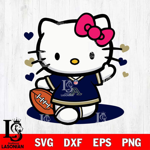 Akron Zips Hello Kitty sport 10 Svg Eps Dxf Png File, NCAA svg, Digital Download, Instant Download