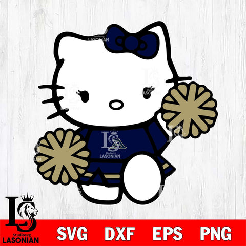 Akron Zips Hello Kitty sport 4 Svg Eps Dxf Png File, NCAA svg, Digital Download, Instant Download