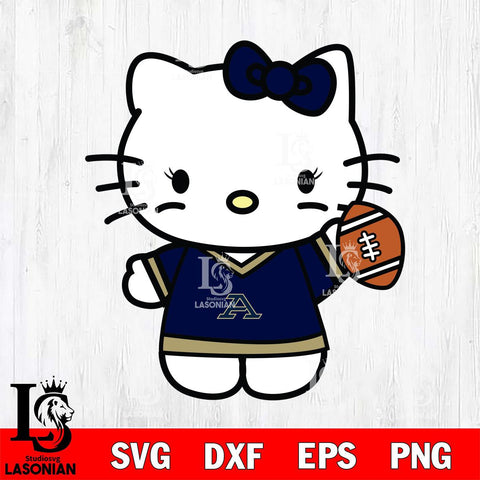 Akron Zips Hello Kitty sport 7 Svg Eps Dxf Png File, NCAA svg, Digital Download, Instant Download