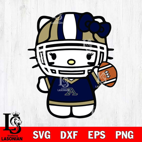 Akron Zips Hello Kitty sport 9 Svg Eps Dxf Png File, NCAA svg, Digital Download, Instant Download