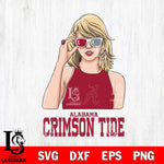 Alabama Crimson Tide And Taylor Swift Fan Svg Eps Dxf Png File, Digital Download, Instant Download