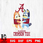 Alabama Crimson Tide Bluey Chilli Dance Svg Eps Dxf Png File, Digital Download, Instant Download