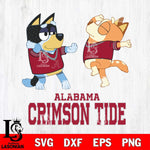 Alabama Crimson Tide Bluey Dance Svg Eps Dxf Png File, Digital Download, Instant Download